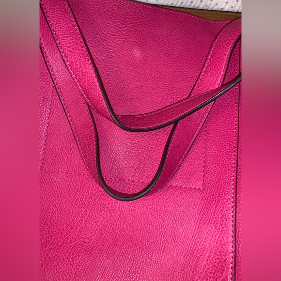 Just fab fuchsia, pink tote bag with extra removable bag from inside - Picture 8 of 17